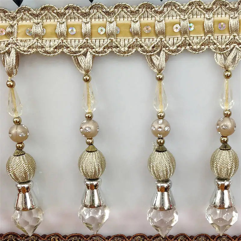 Fregrich Beaded Tassel Fringe Trim