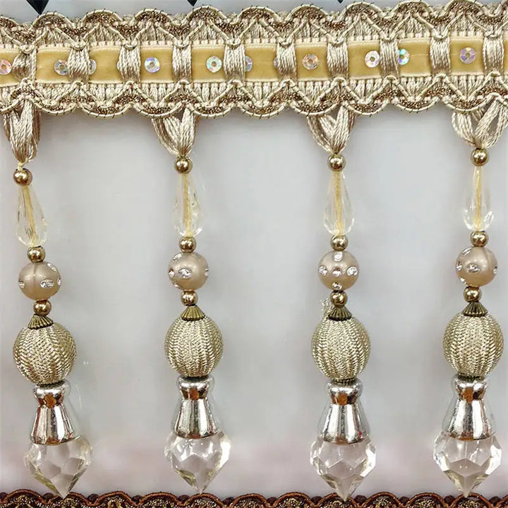 Fregrich Beaded Tassel Fringe Trim