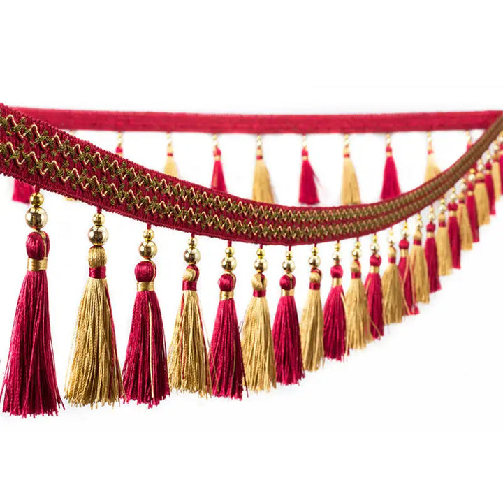 Mateo Beaded Tassel Fringe Trim