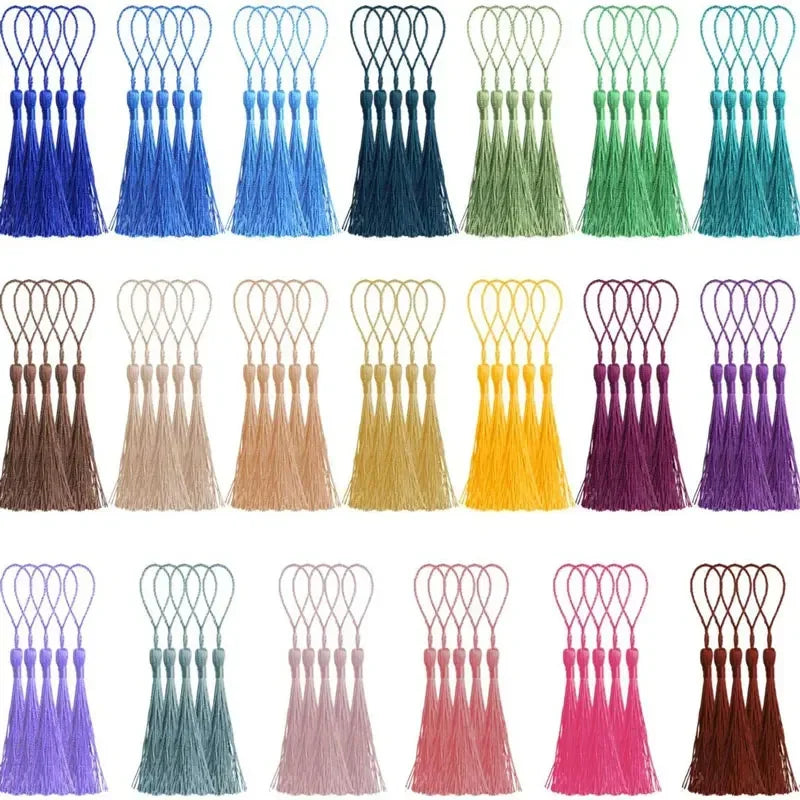 30 PC Orvani Silky Bookmark Tassels