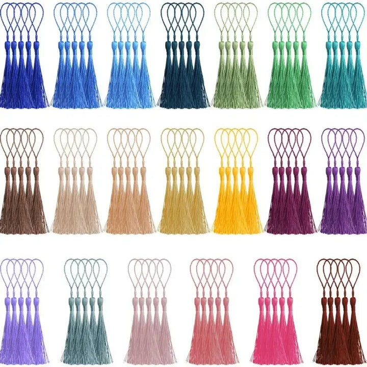 30 PC Orvani Silky Bookmark Tassels
