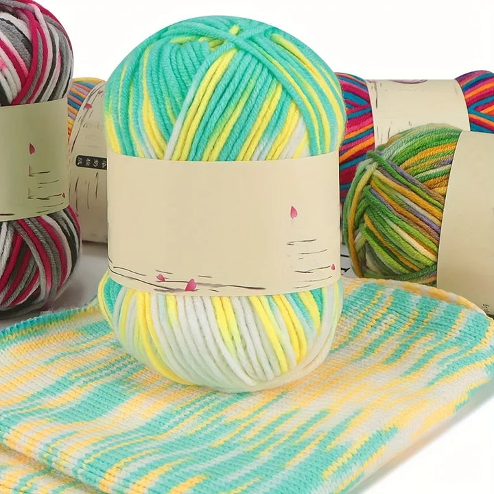 150g Segmented Dyed Gradient Colorful Yarn