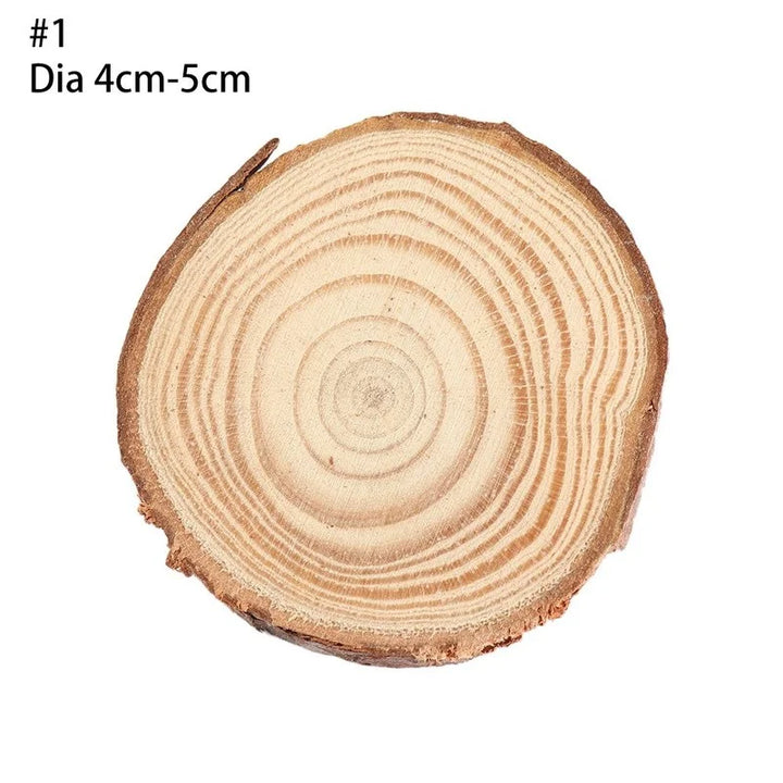 Natural Round Wood Coasters