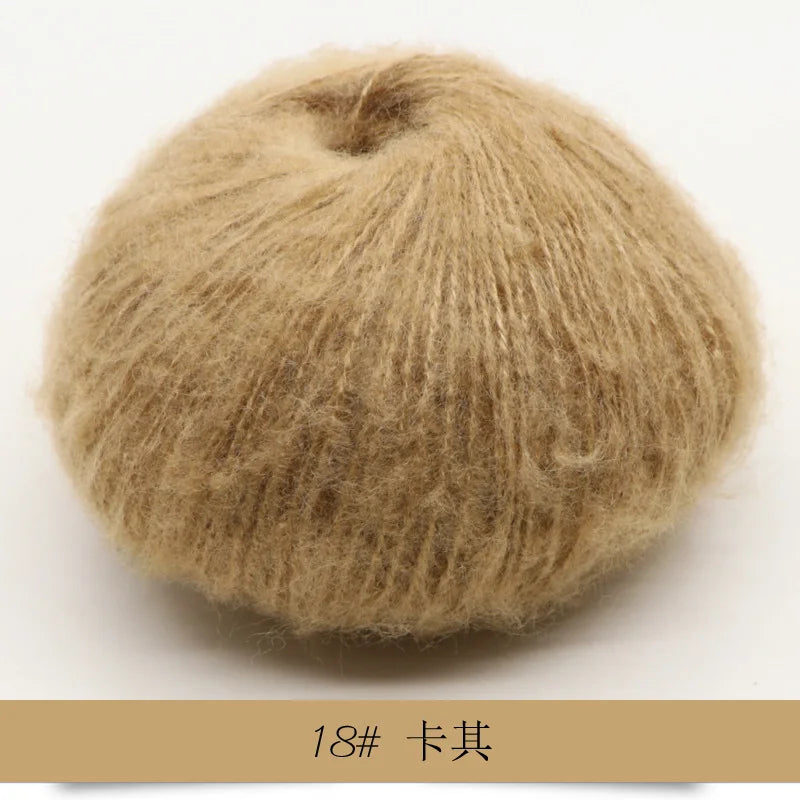 25g 1Pc Mohair Yarn for Hand Knitting