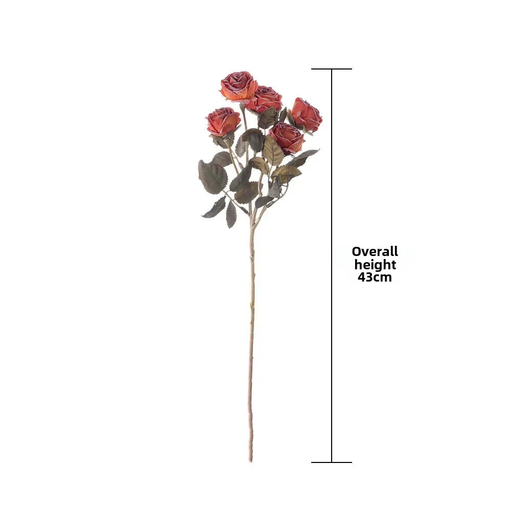Breeze 43cm 6 Head Bubble Rose Artificial Flower