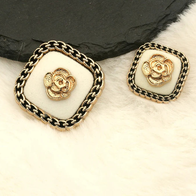 6 PC / Camila Rhinestone Buttons