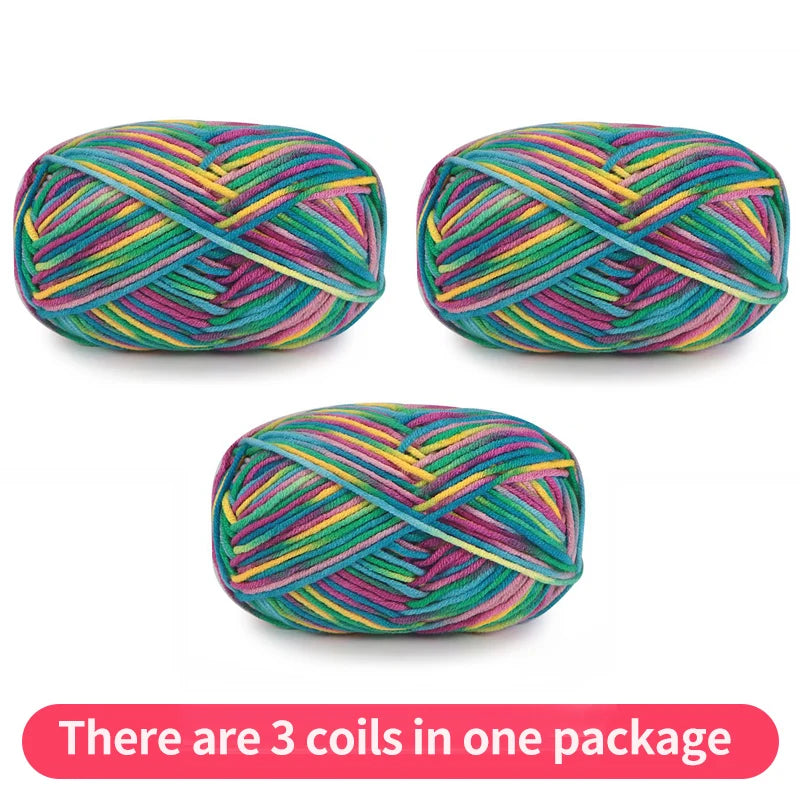 150g Segmented Dyed Gradient Colorful Yarn