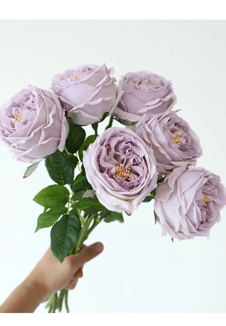 5 PC /  Tea Rose Branch Fake Flower Bundle