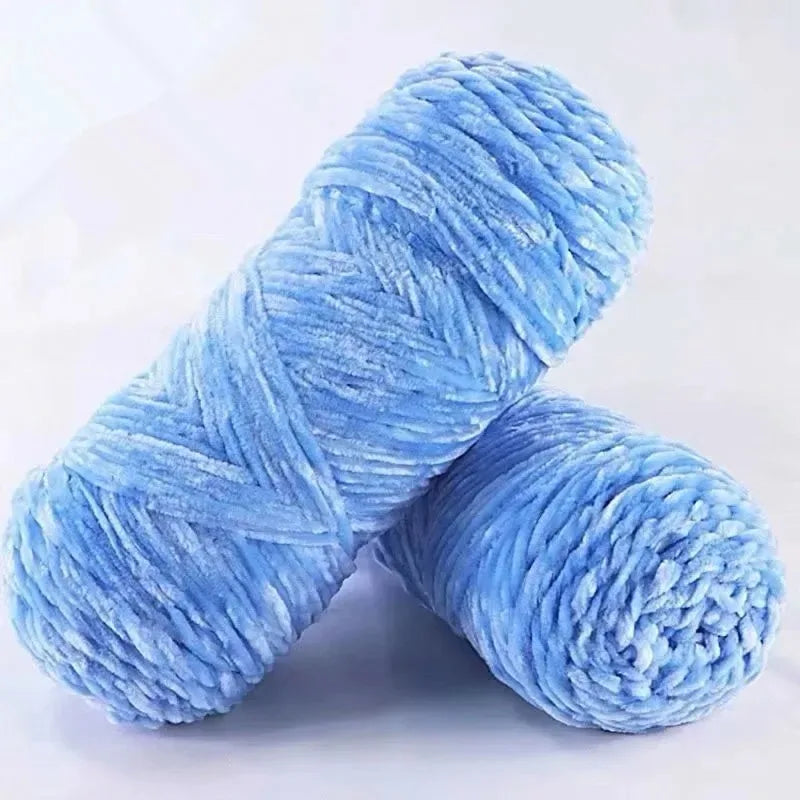 5PC/ Chenille Crochet Yarn