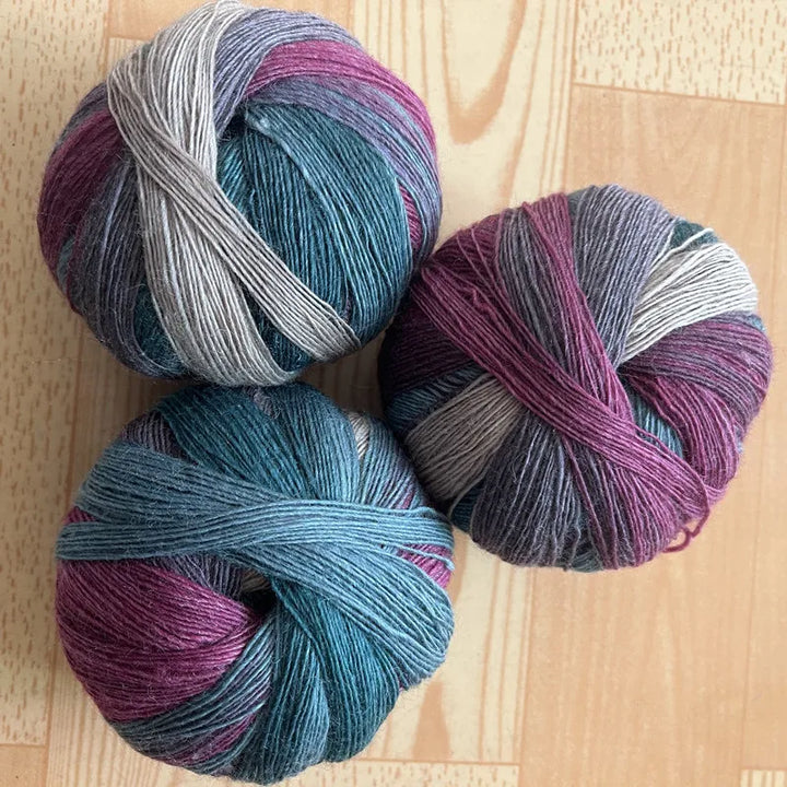 100g 600 Meter Long Dyed Gradient Magic Ball