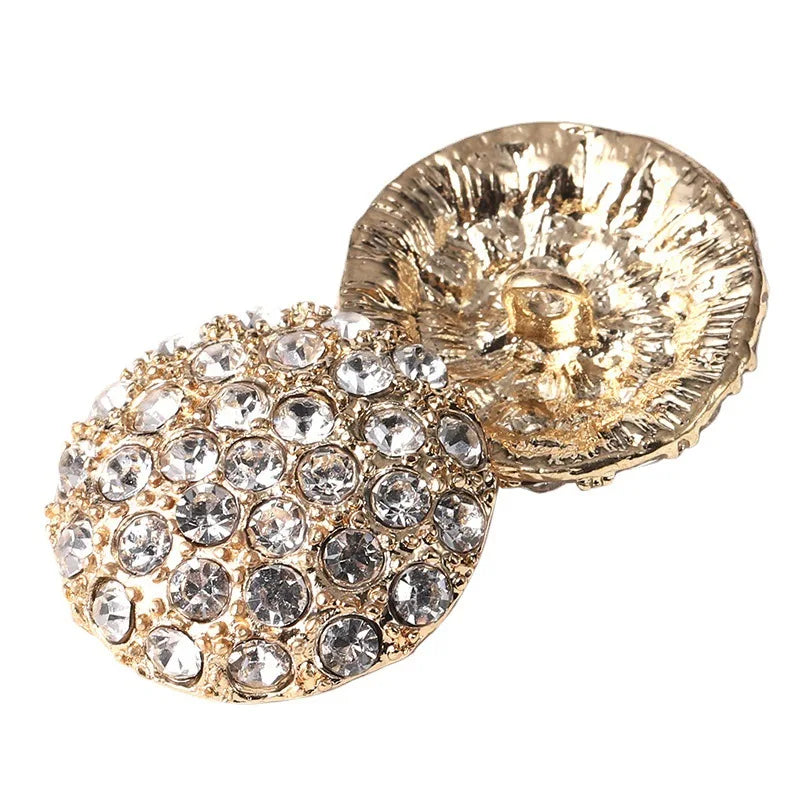 6 PC / Kelli Rhinestone Buttons