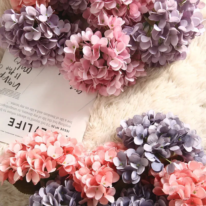 Riva 13 inch Macaron Artificial Hydrangea