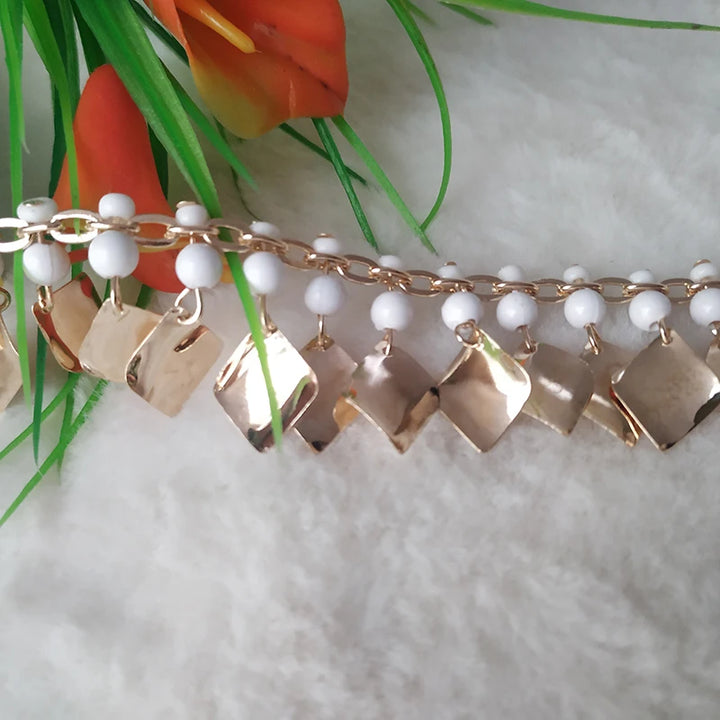 Ramses Metal Beaded Tassel Fringe Trim