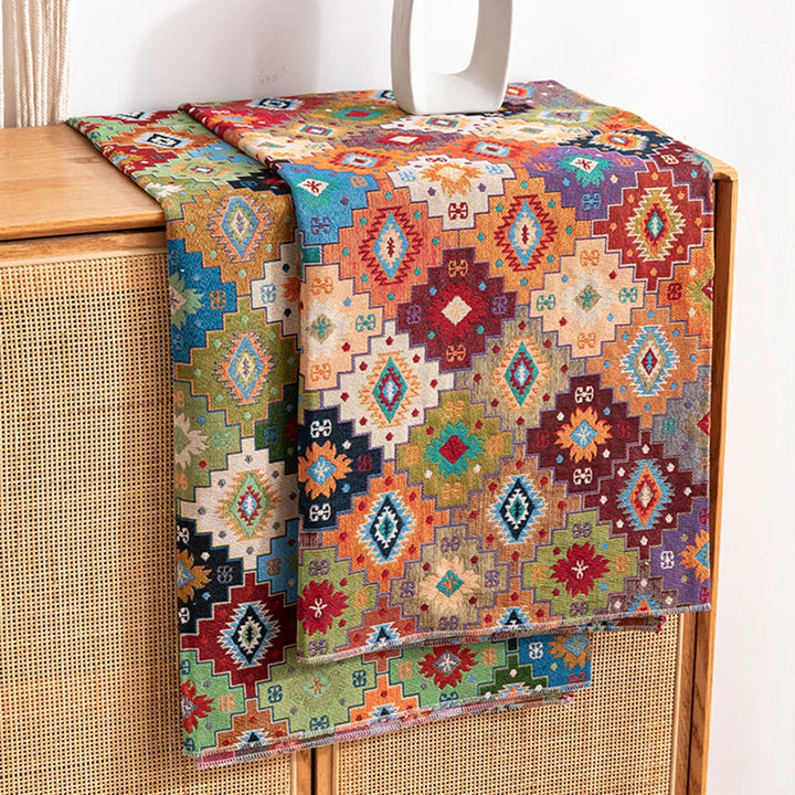 Cable Bohemian Chenille Fabric