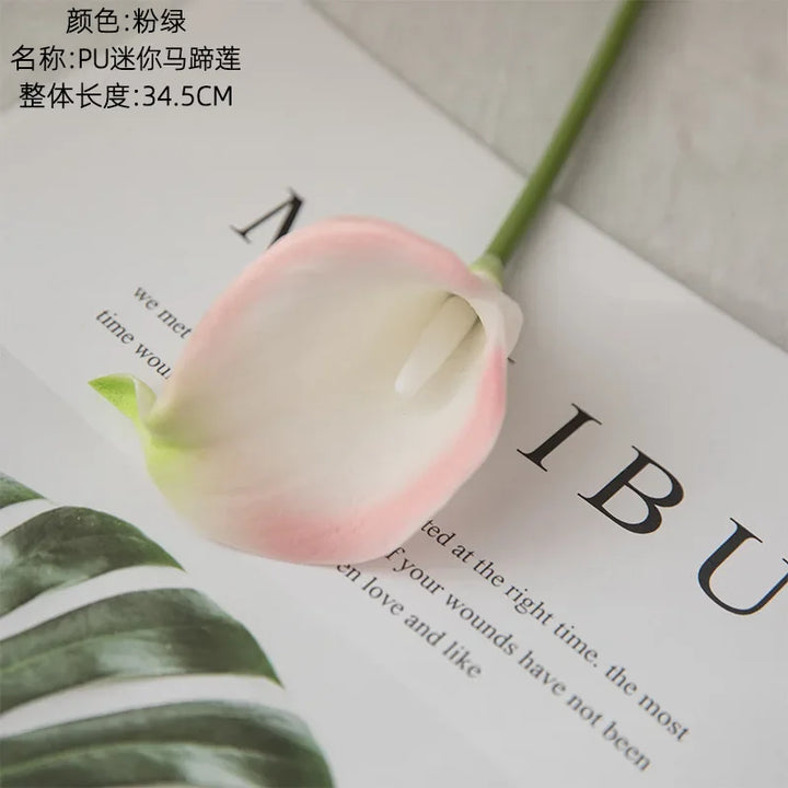 10pc Ciel Mini Calla Lily Artificial Flower