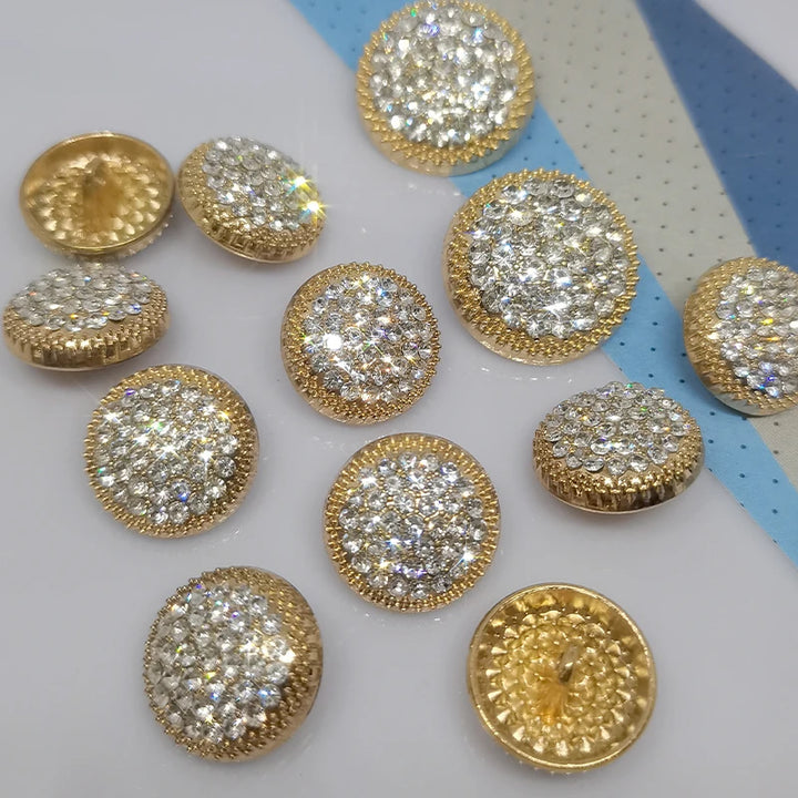 6 PC / Skyler Rhinestone Buttons