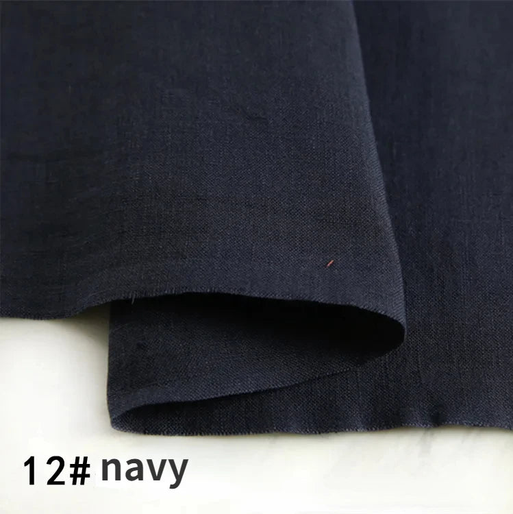 22 Colors / Alim Solid 100% Linen Fabric