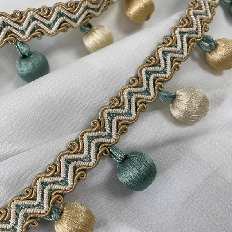 Tastle Ball Tassel Fringe Trim