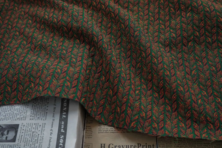 Byron Retro Geometric Pattern Elastic Jacquard