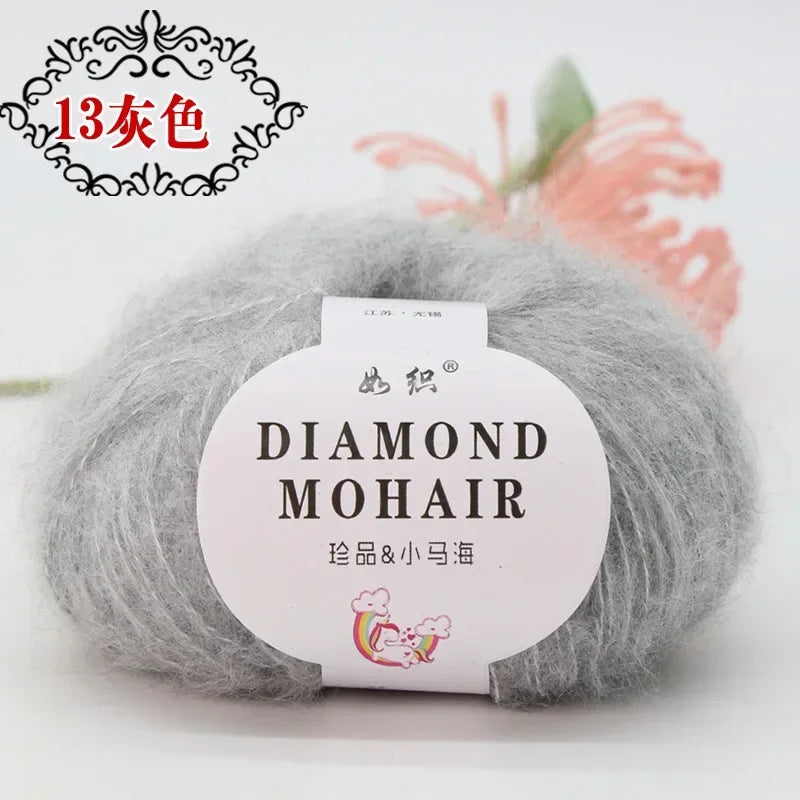 25g Mohair Wool Blended Yarn