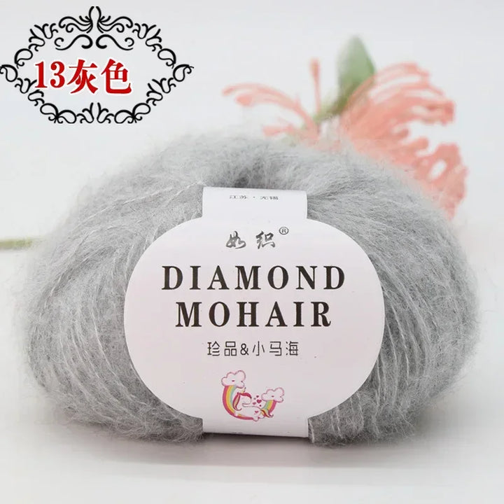 25g Mohair Wool Blended Yarn