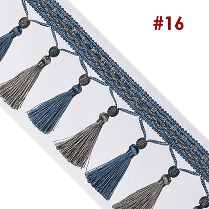 3 YARDS / Junsone Beaded Tassel Fringe Trim