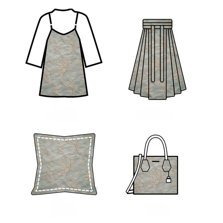 Altomi Butterflies Woven Jacquard Fabric