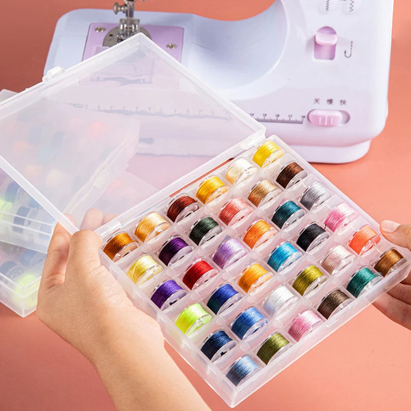 Multicolor Sewing Bobbins Box Set