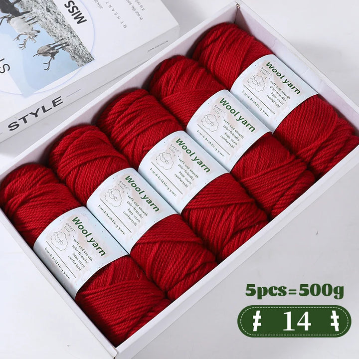 500g Gradient Color Rainbow Yarn