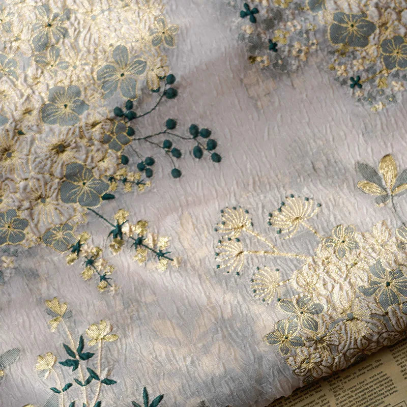 Bolas Transparent Burnout Yarn Dyed Fabric