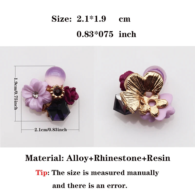 10 PC / Amore Resin Buttons