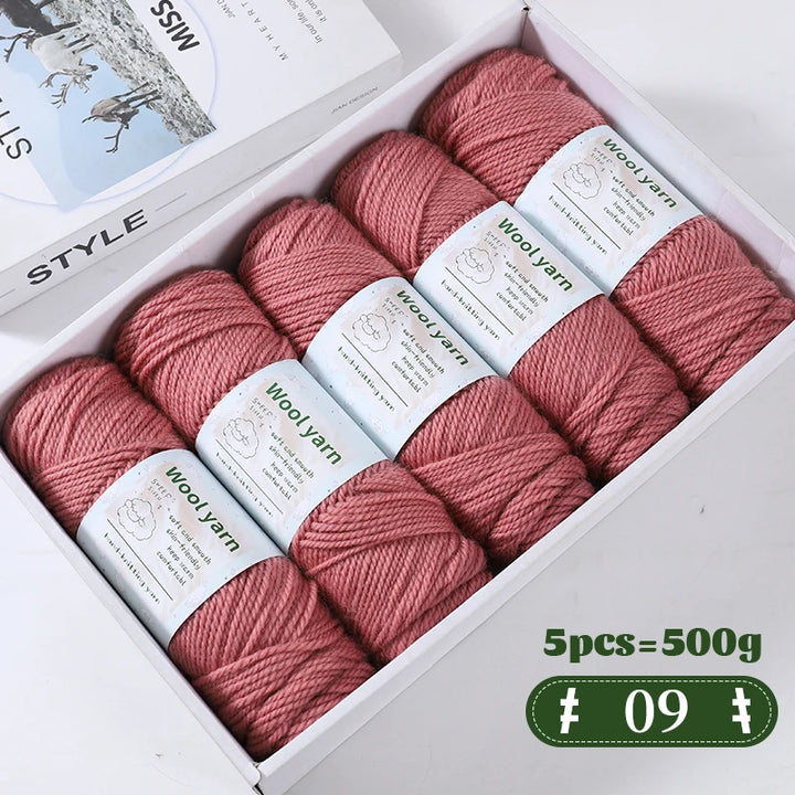 500g Gradient Color Rainbow Yarn
