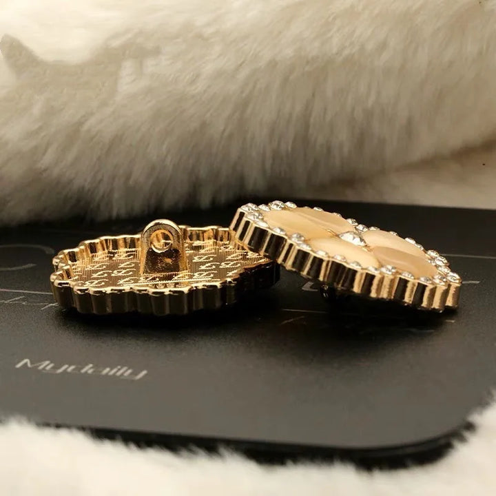 3 PC / Lucky Clover Resin Buttons