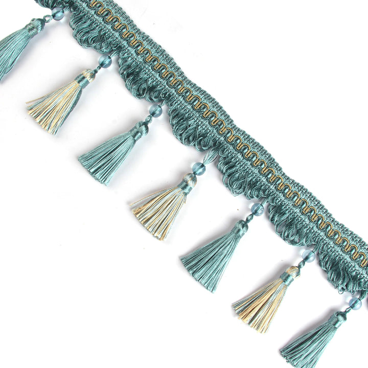 6 YARDS / Lucia Beaded Tassel Fringe Trim