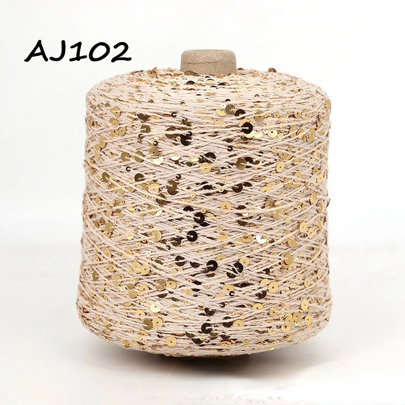 50g Metallic Sequin Yarn Sparkle Glitter