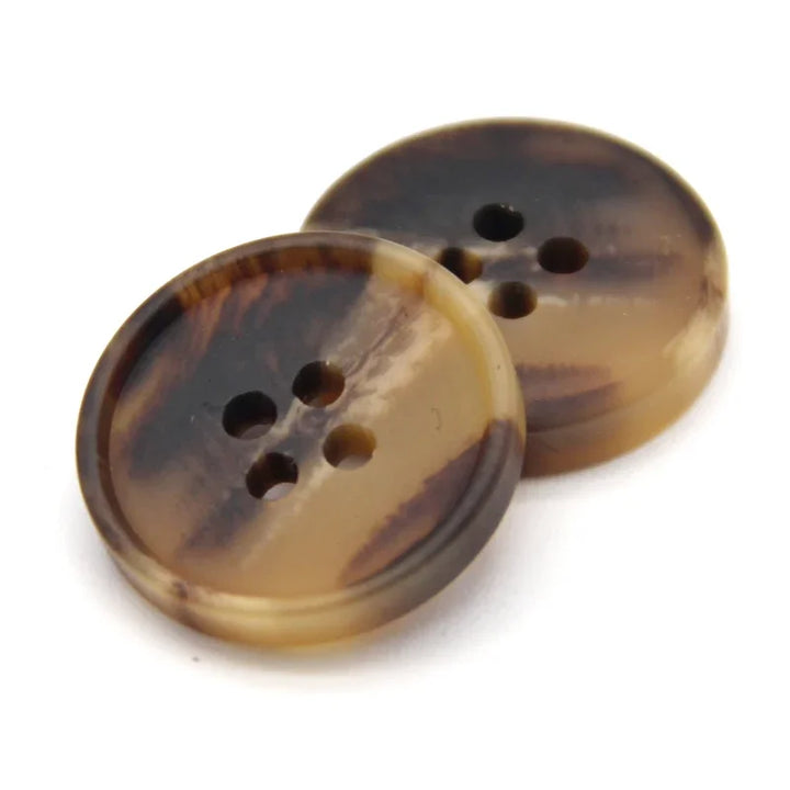 Franks 25mm 30mm Resin Horn Button - 10 PC