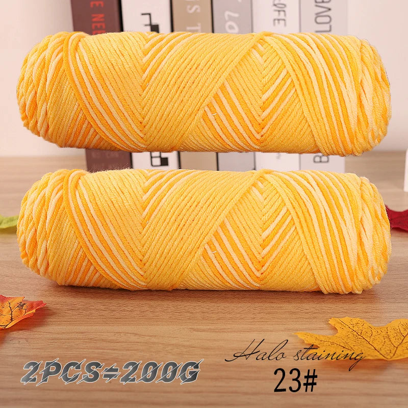 2 PC / Multicolor Acrylic Sweater Yarn