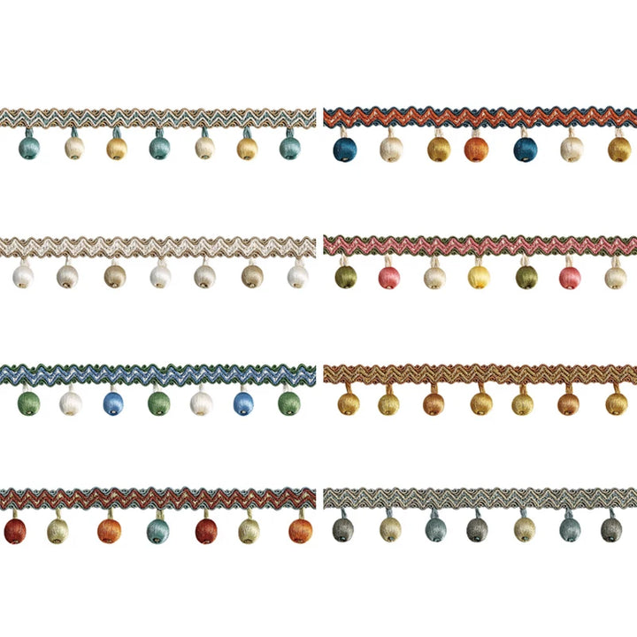 Tastle Ball Tassel Fringe Trim