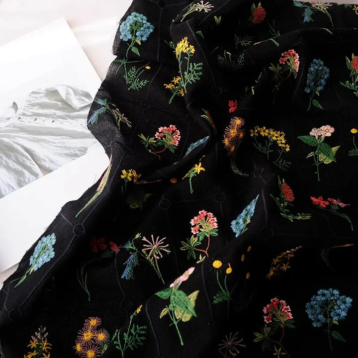 Lysa Embroidered Tulle Lace Fabric