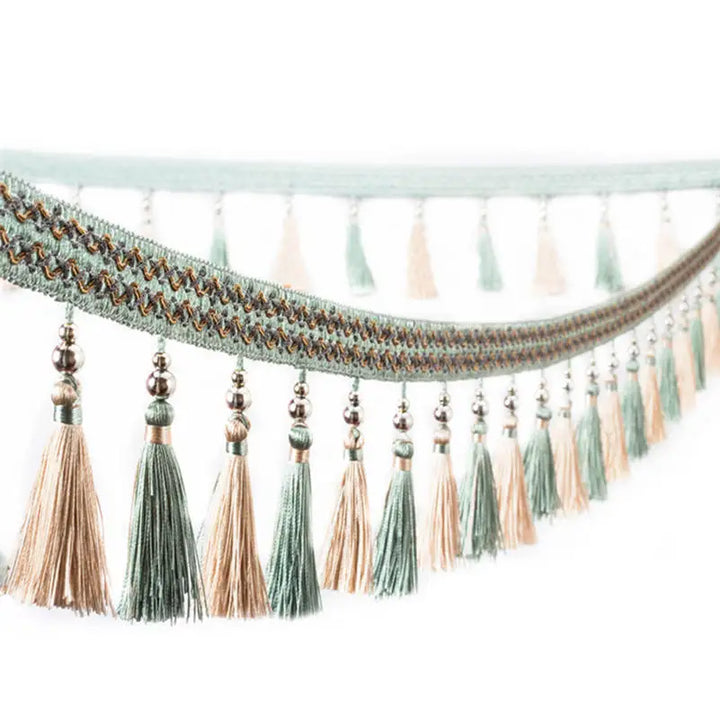 Mateo Beaded Tassel Fringe Trim
