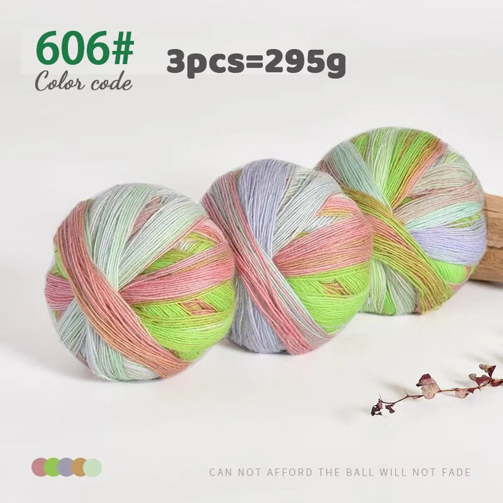 295g Colorful Wool Yarn