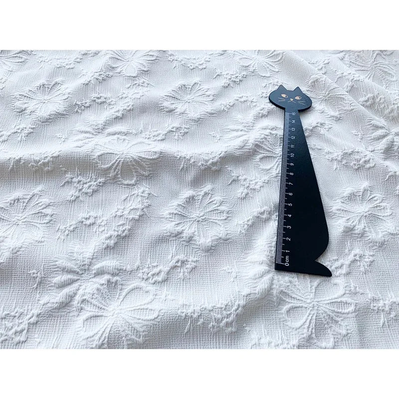 Josy Elastic 3D Flower Jacquard Fabric