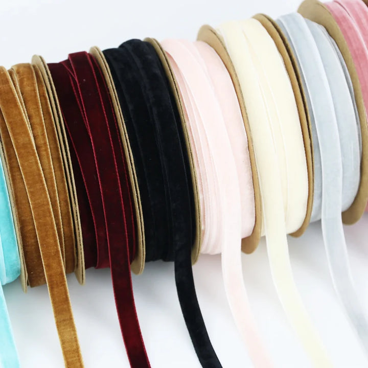 10 Meter / Velvet ㅏGift Wrapping Decoration Ribbon