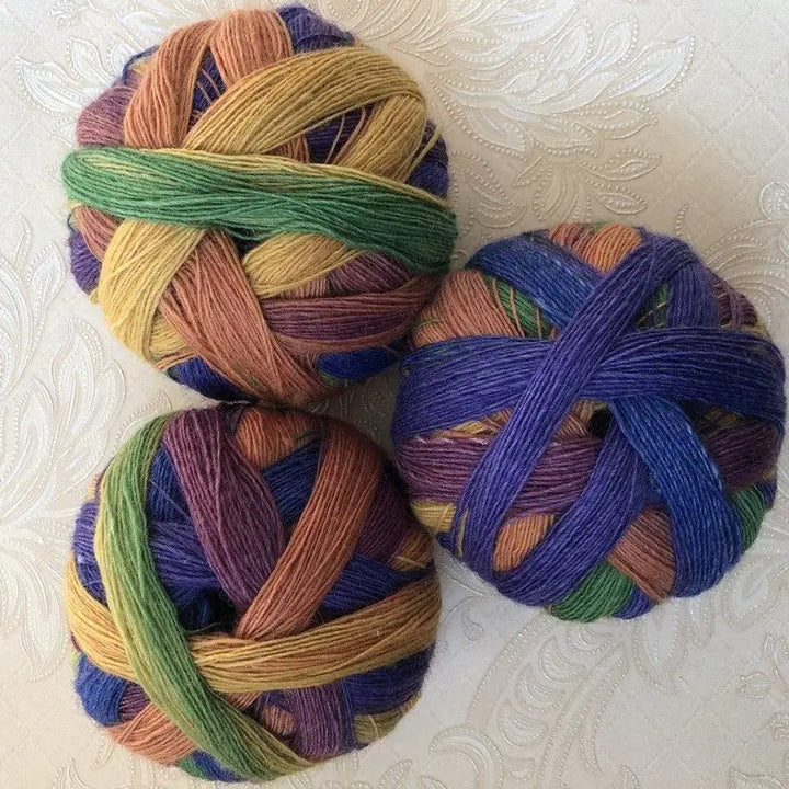 100g 600 Meter Long Dyed Gradient Magic Ball