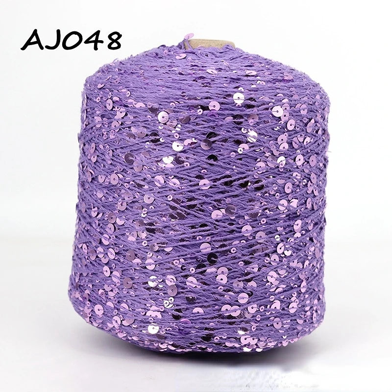 50g Metallic Sequin Yarn Sparkle Glitter