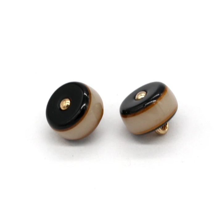 Woxo 10mm Multicolor Round Resin Button - 10 PC