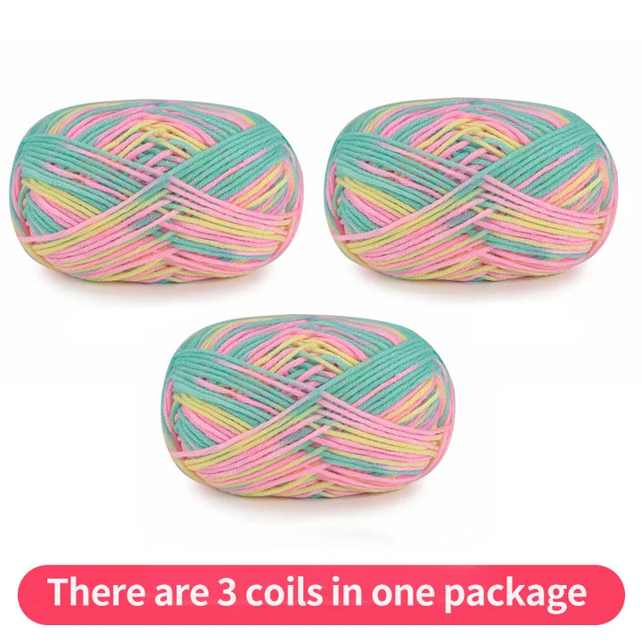 150g Segmented Dyed Gradient Colorful Yarn