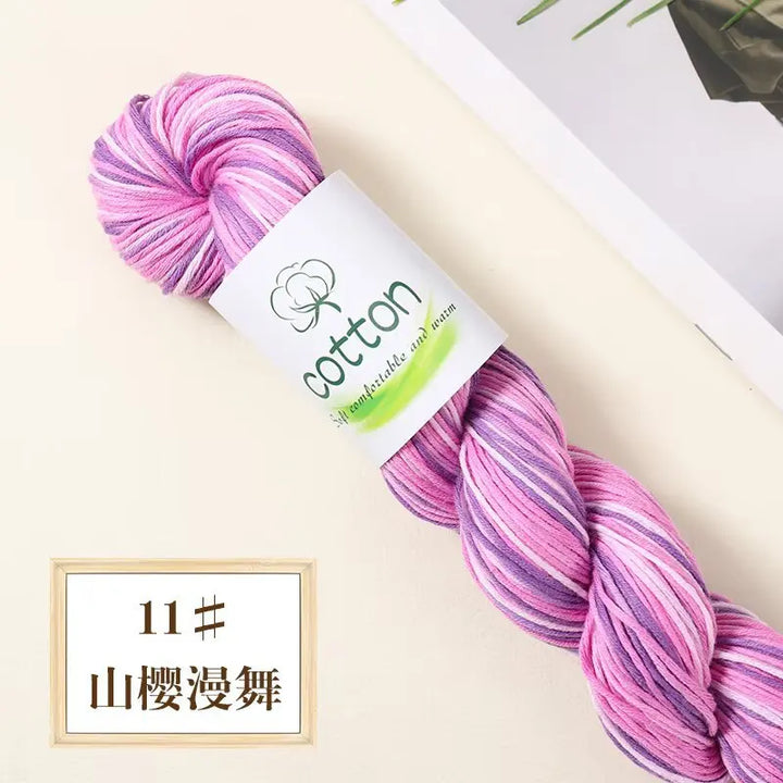 50g 100% Cotton Dyed Yarn