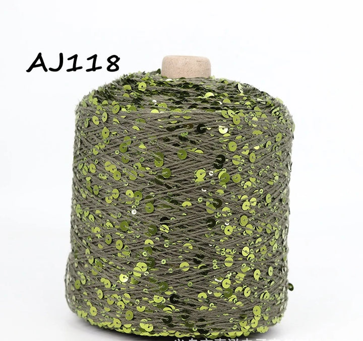 50g Metallic Sequin Yarn Sparkle Glitter
