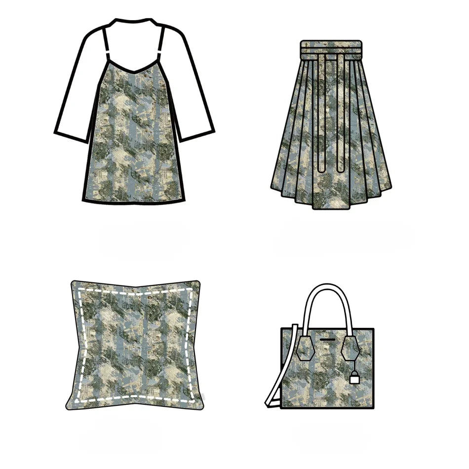 Ilsoo Abstract Textured Jacquard Fabric